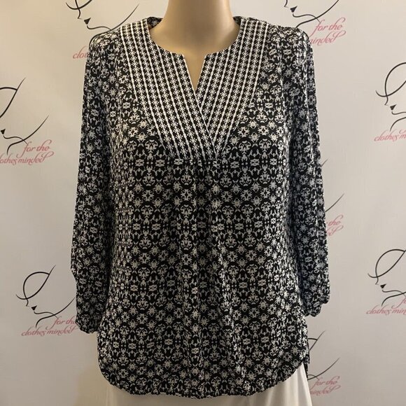 Laundry. Size S Oversized. Blouson Pullover. Gathers Center Front. B96. - Picture 1 of 5